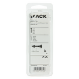 Mack 1017567 - houtbout + moer staal verzinkt9 st m6 x 25 mm | 5 stuks