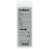 Mack 1017597 - houtbout + moer zwart 6,0 x 50 mm 4st | 5 stuks