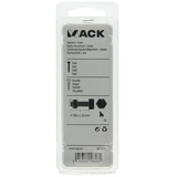 Mack 1017613 - tapbout + moer staal verzinkt 6 st m8 x 30 mm | 5 stuks