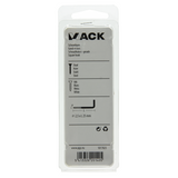 Mack 1017825 - schroefduim staal wit 8 st 2,5 x 25 mm | 10 stuks