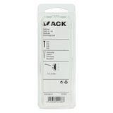 Mack 1017853 - kaderhaak staal vermessingd 12 st 7 x 23 mm | 10 stuks