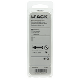 Mack 1019810 - metaalschroef verz. kop + moer rvs 8 st m5x16 | 10 stuks