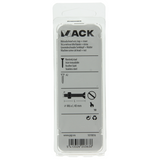 Mack 1019816 - metaalschroef verz. kop + moer rvs 3 st m6x40 | 10 stuks