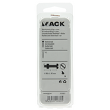 Mack 1019831 - metaalschroef cyl. kop + moer rvs 3 st m6x40 | 10 stuks