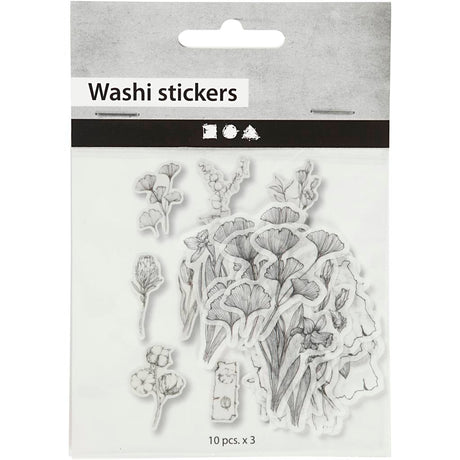 Creativ company https: www.cchobby.nl masking-tape-stickers-zwart-wit-bloemen-afm-30-50-mm-30-stuk-1-doos
