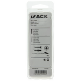 Mack 1017897 - plug + schroef polyethyleen 10 st 8 mm 5,0 x 50 mm | 5 stuks
