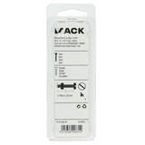 Mack 1018091 - metaalschroef cyl. kop + moer verz. 55 st m4 x 20 mm | 5 stuks