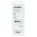 Mack 1018093 - metaalschroef cyl. kop + moer verz. 34 st m4 x 40 mm | 5 stuks