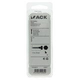 Mack 1020011 - houtdraadbout roestvrijstaal 10 st 8 x 40 mm | 5 stuks