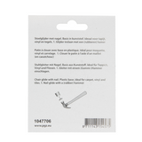 Mack 1047706 - stoelglijder nagel kunststof wit ø 19 mm 12 st pcs | 6 stuks