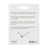 Mack 1047753 - stoelglijder nagel kunststof wit ø 28 mm 4 st pcs | 6 stuks