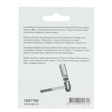 Mack 1047760 - insteekdop kunstsstof zwart ø 12 mm 4 st pcs | 6 stuks