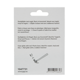 Mack 1047731 - stoelglijder met nagel vilt bruin ø 28 mm 4 st pcs | 6 stuks