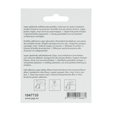 Mack 1047735 - super glijpastille zelfklevendgrijs 25 x 25 mm 4 st pcs | 12 stuks