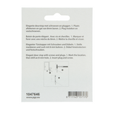 Mack 1047646 - deurstop met rubber verchroomd ø 30 mm 1 st pc | 6 stuks