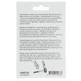 Mack 1048755 - opsteekdop rubber zwart ø 16 mm 4 st pcs | 6 stuks