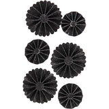 Https: www.cchobby.nl rosettes-d-35-50-mm-zwart-glitter-6-stuk-1-doos