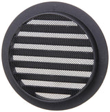 Renson 1061635 - inbouw rond schoepenr met gaas434r dia 160 ral 9005 zwart | 10 stuks