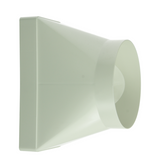Renson 1069274 - pvc verbindingsst.rond rechth.7021 (220x90-dia 150) (wit) | 3 stuks