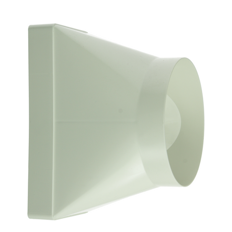 Renson 1069274 - pvc verbindingsst.rond rechth.7021 (220x90-dia 150) (wit) | 3 stuks