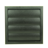 Renson 1069268 - dampkaprooster 4 klep pvc 742 (100-130) str 9005 (zwart) | 2 stuks