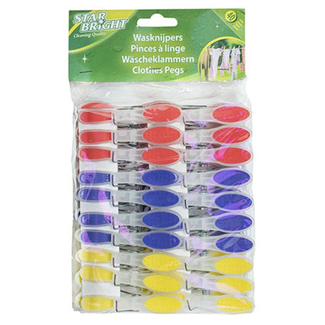 Starbright 1056829 - wasknijpers pvc soft grip 40st | 6 stuks