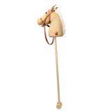 Playwood - stokpaard beige rib met geluid - corduroy