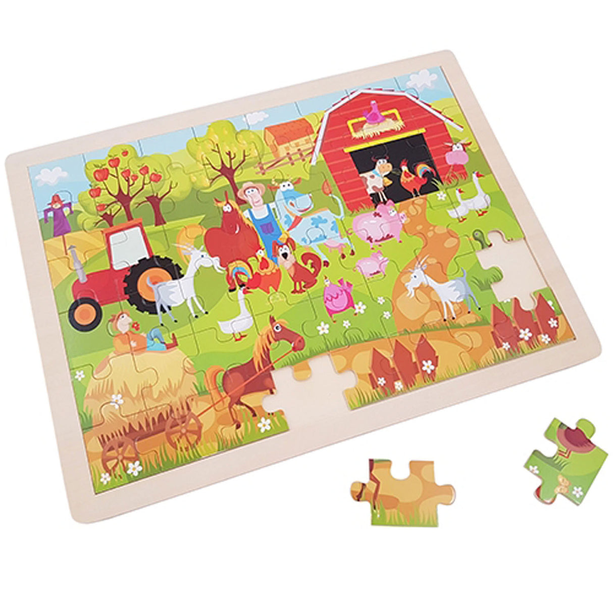 Playwood Houten Legpuzzel Boerderij