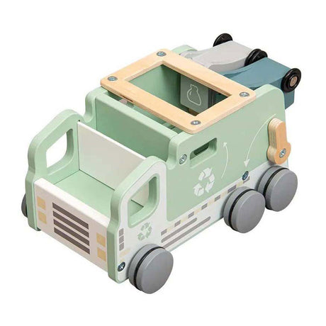 Playwood houten vuilniswagen vormenauto