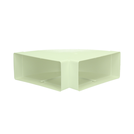 Renson 1069272 - pvc hoekverbinding hor. 90° 7016 (220x90) (wit) | 3 stuks