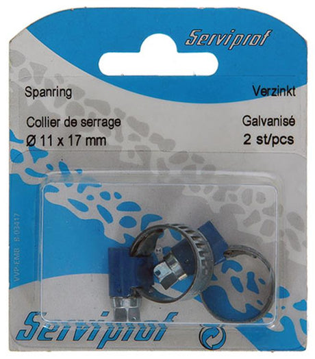 Mack 1015897 - 2 verzinkte spanringen kaart11x17mm | 10 stuks