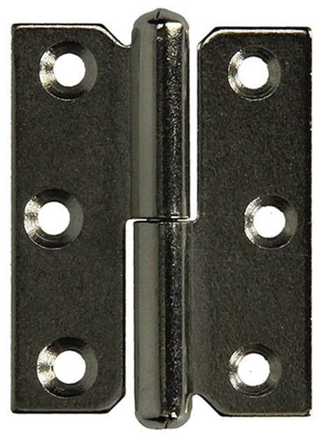 Mack 1013465 - 2 meubelpaumellen rechts vernikkeld h 50 x b 40 mm | 5 stuks