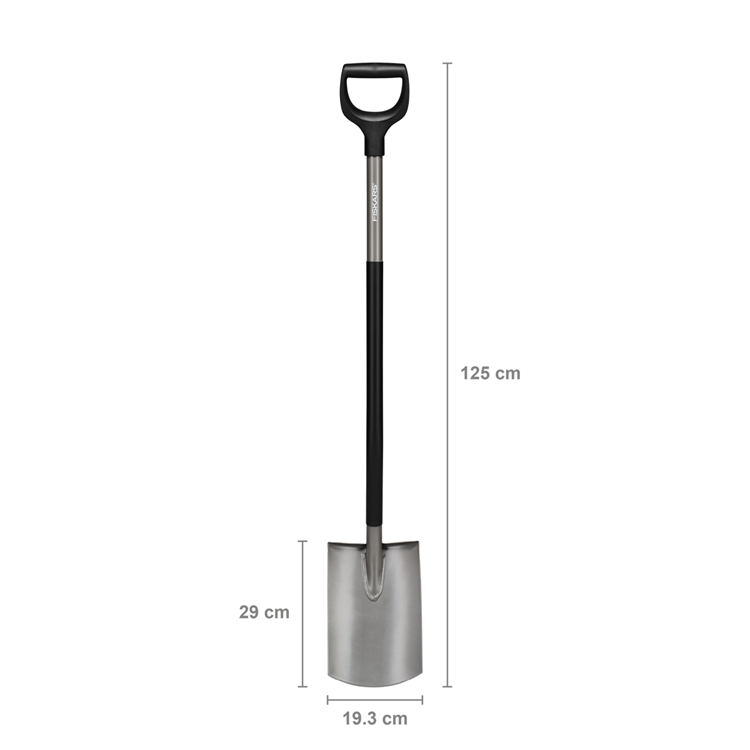 Fiskars 1066710 spade werkbreedte 193 mm d-greep