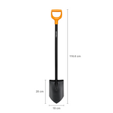 Fiskars 1066716 spade werkbreedte 180 mm d-greep