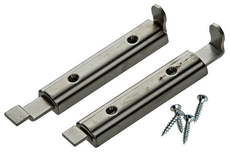 Mack 1013272 - 2 meubelschuiven vernikkeld a 70 - b 21 mm | 5 stuks