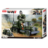 Sluban WWII GAZ Geallieerde Half-Track 2in1