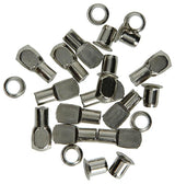 Mack 1013317 - 12 plankdragers ø 7mm hulzen ø 7,5 mm vernikkeld | 5 stuks