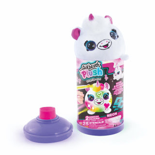 Airbrush mystery mini pluche 1-pack neon | 6 stuks