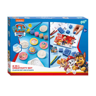 Bambolino paw patrol totum 2in1 gips en stempels | 3 stuks