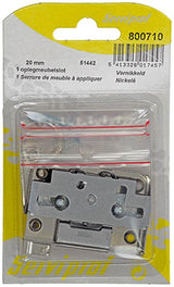 Mack 1015913 - 1 oplegmeubelslot vernikkeld 20mm | 5 stuks