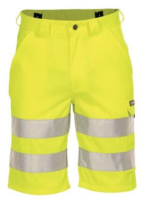 Dassy hoge zichtbaarheidsshort idaho p k fluogeel 50