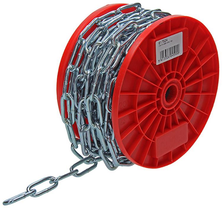 1014185 - ketting schakel lang din5685-1ø 5mm l 35mm 15m wwl 125 kg | 15 stuks
