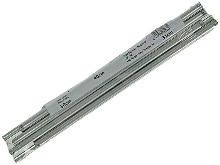 1014513 - pr. telesc.kogelladegeleiders verzinkt 50cm 25kg | 5 stuks
