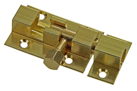 Mack 1013714 - 1 schuifgrendel messing gepolierd a 40 - b 13 mm | 5 stuks