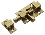 Mack 1013714 - 1 schuifgrendel messing gepolierd a 40 - b 13 mm | 5 stuks