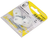 Mack 1014453 - 2 houders voor kastbaar wit | 5 stuks