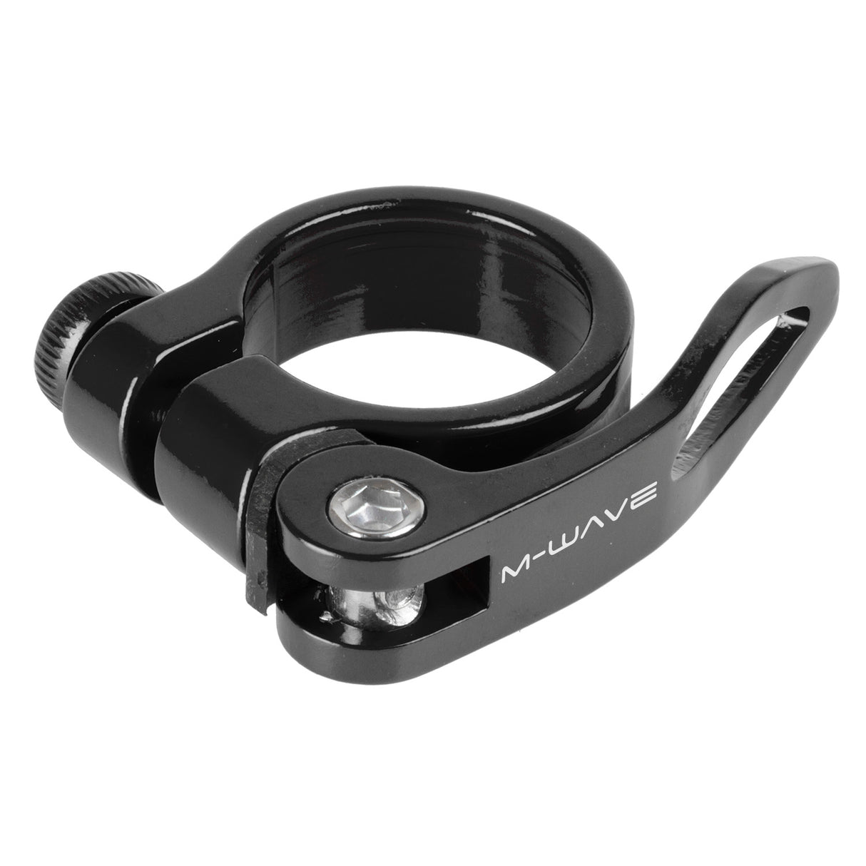 M-Wave Zadelpenklem met snelspanner 31.8mm zwart (hangverpakking)