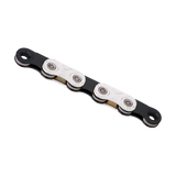 Kmc ketting x-flat waxed 12 13 speed - 126l - zilver zwart
