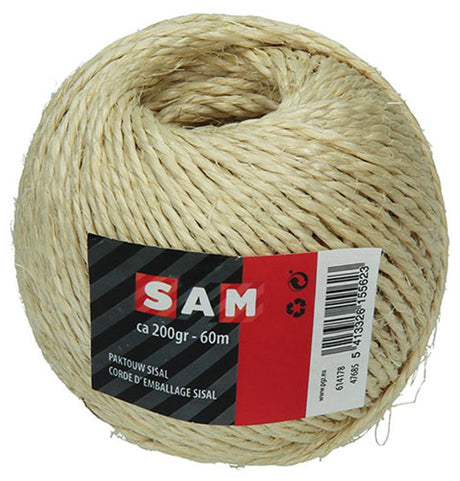 Mack 1013952 - paktouw sisal bobijn 3mm ca 45m | 10 stuks