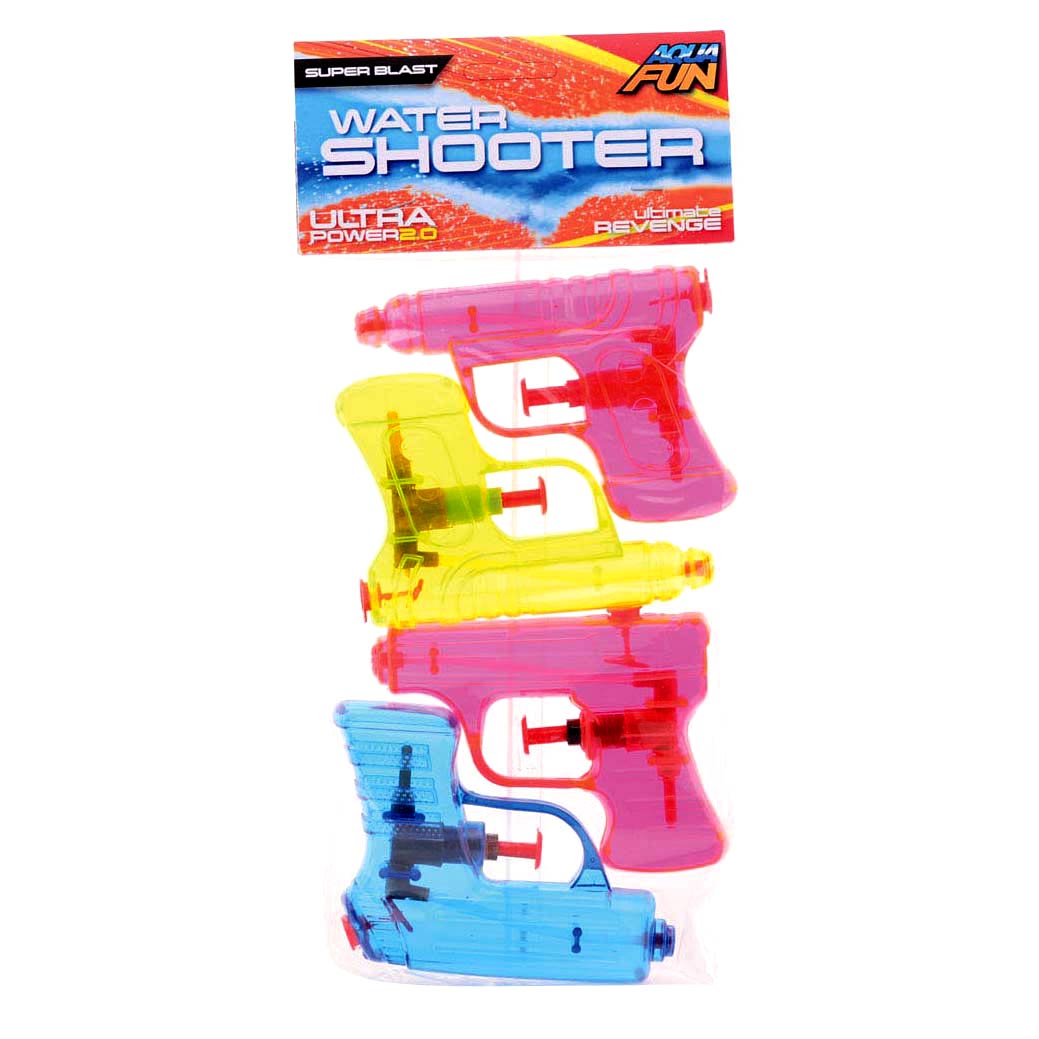 Johntoy aqua fun waterpistool, 4st.